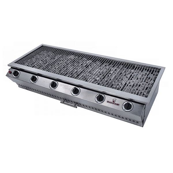 chadochef6burner grill braai BBQ