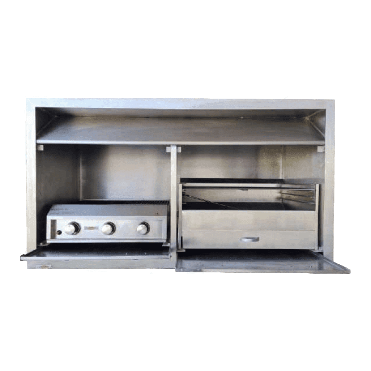 Jetmaster 1500 Professional Dual Built-in Braai SS (On back order)