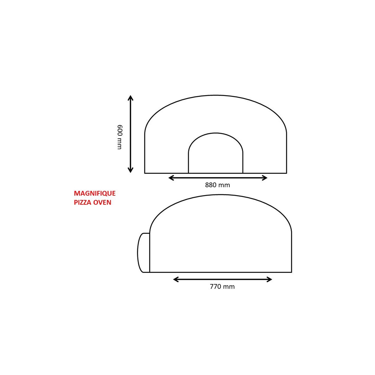 Al Fresco Magnifique - Wood-fire Mosaic Pizza Oven (1-2 pizzas) (optional Mobile Stand) - Abstract Design - Image 2