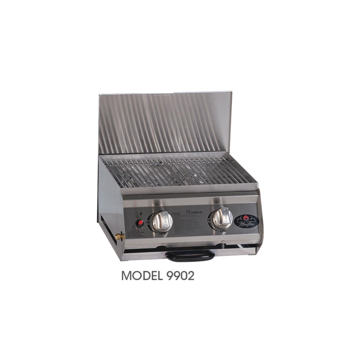 Homefires 2 Burner Flat Top Gas Griller
