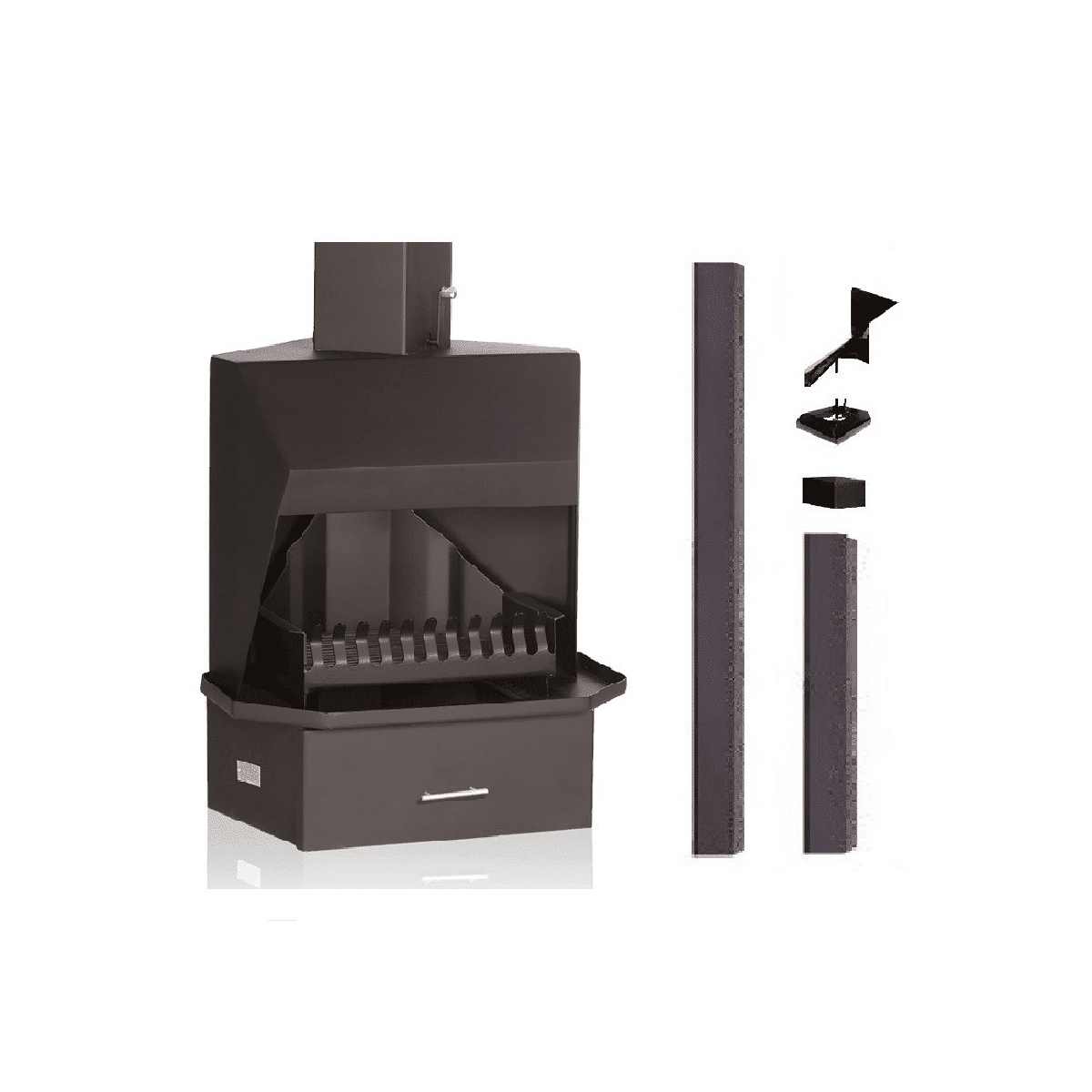 HomeFires 800 Freestanding Corner Unit