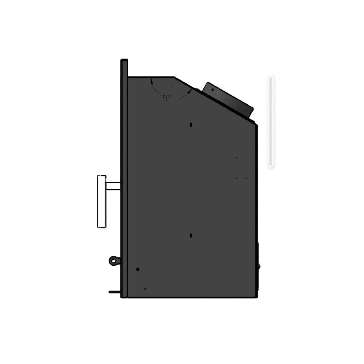 Homefires - C0700 Insert Closed Combustion Fireplace 10 kW with Frame - Image 3