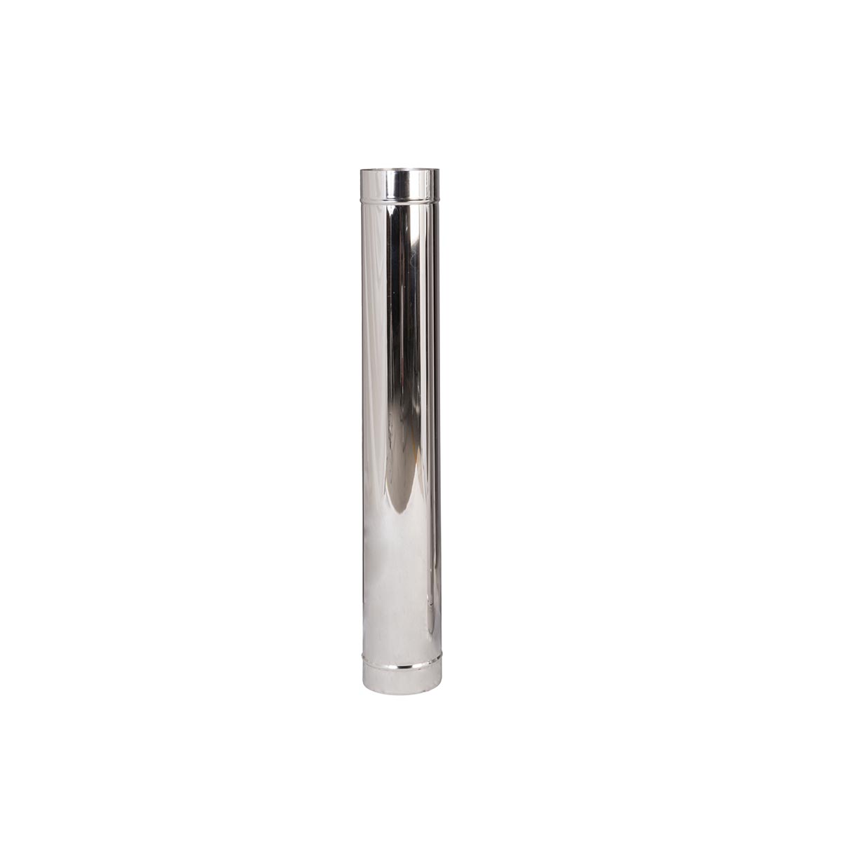 Homefires 200 mm PIPE 1000 mm LONG S/S SINGLE WALL