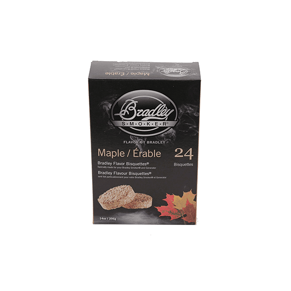 Bradley Smoker Maple Flavour Bisquettes 24-pack - Image 2