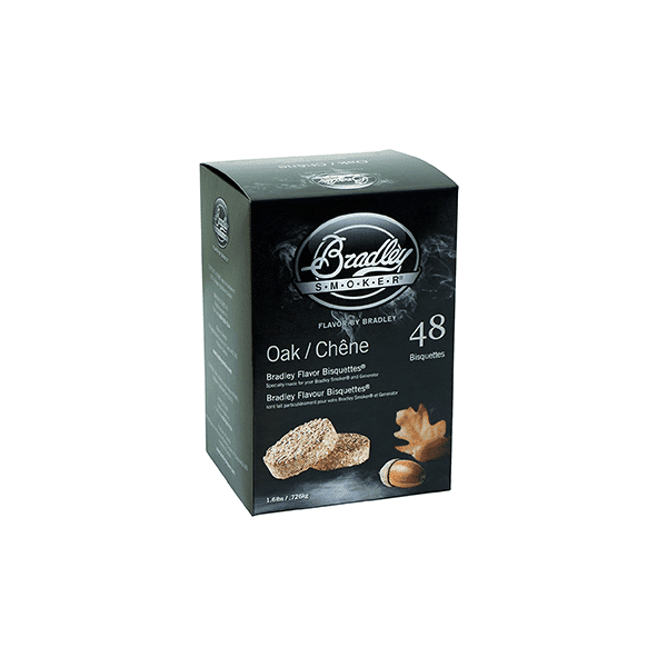 Bradley Smoker Oak Flavour Bisquettes 48-pack - Image 2