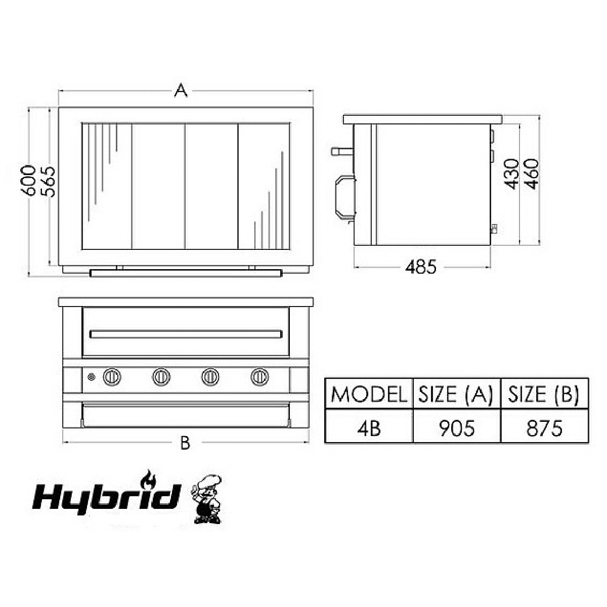 Chad-O-Chef 4 burner Hybrid Braai - Image 3