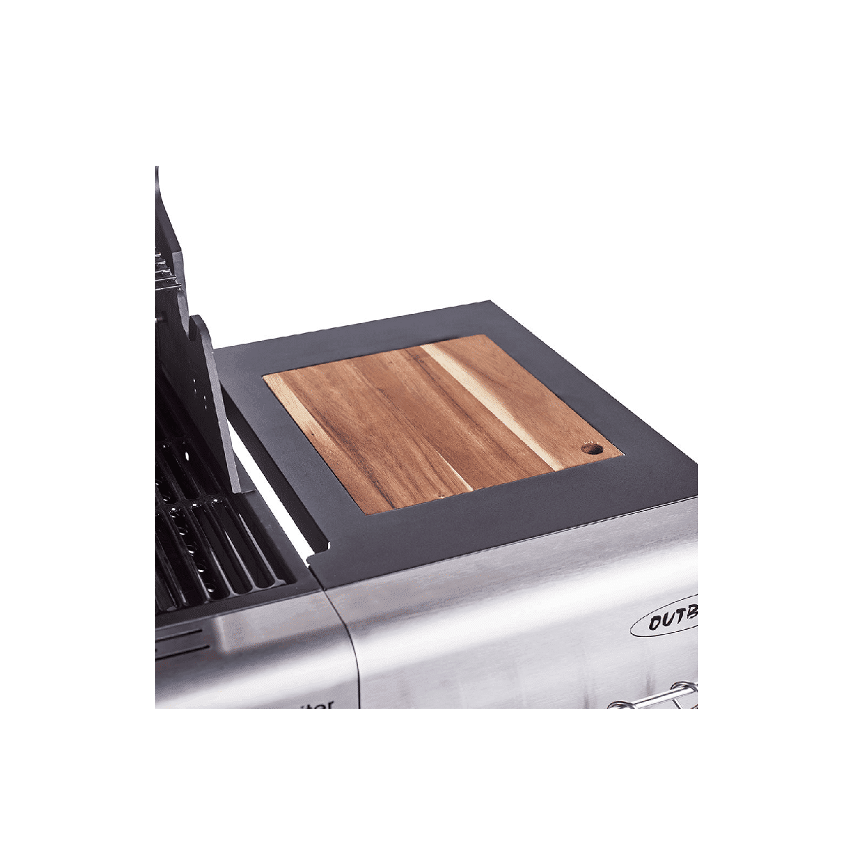 Outback JUPITER Hybrid Braai - 6 burners - Stainless Steel - Gas/Briquettes - Image 3